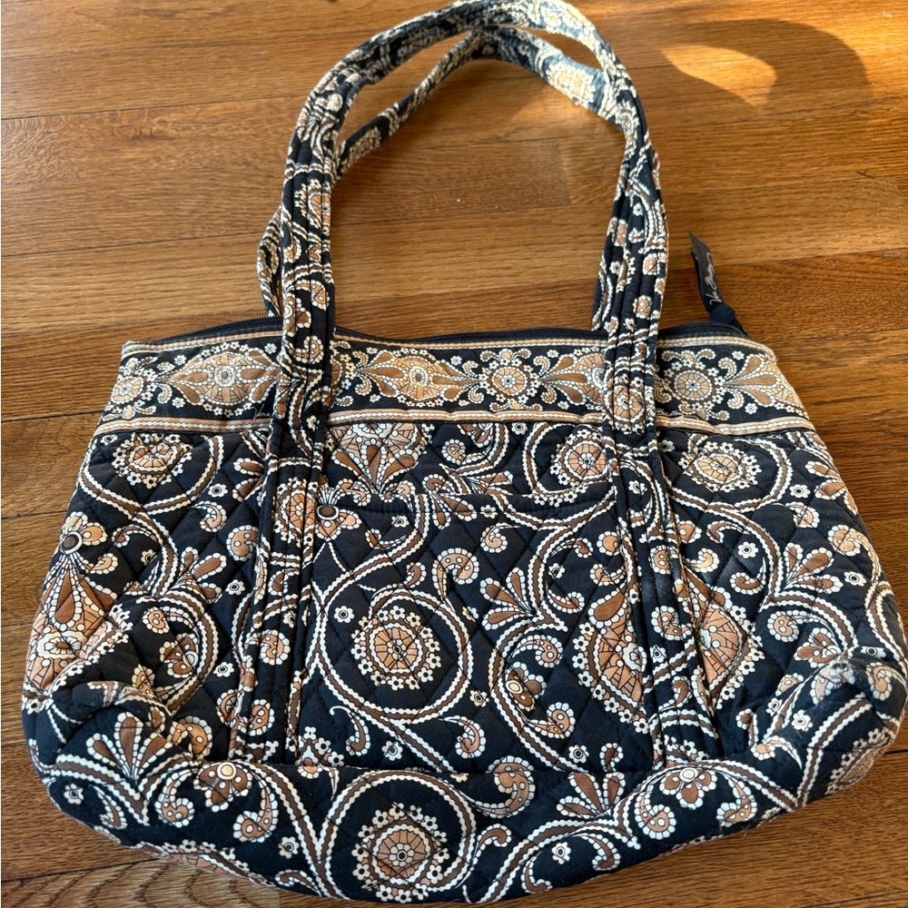 Brown and Gold Vera Bradley Tote